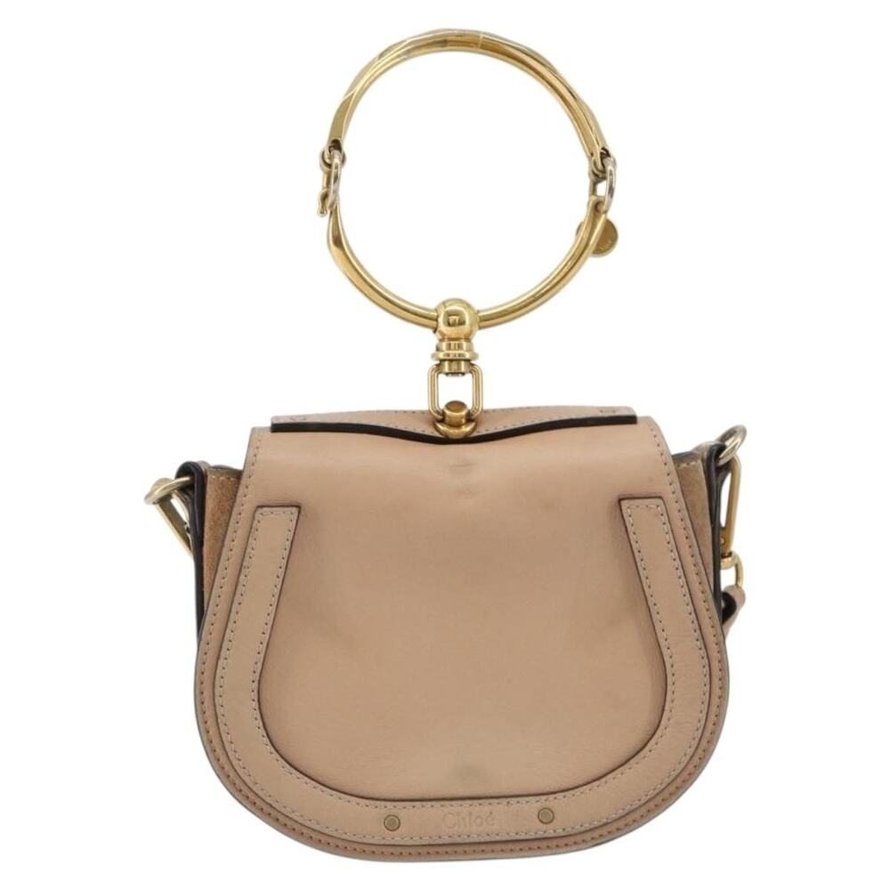 Chloe Leather Nile Handbag Pink
